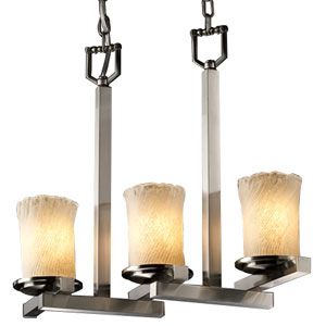 Veneto Luce Dakota Zig Zag Chandelier by Justice Design Group - Starlight Lighting USA and Canada